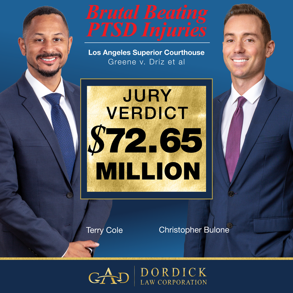 Greene v. Driz et al - $72,645,492 Verdict - Los Angeles, California