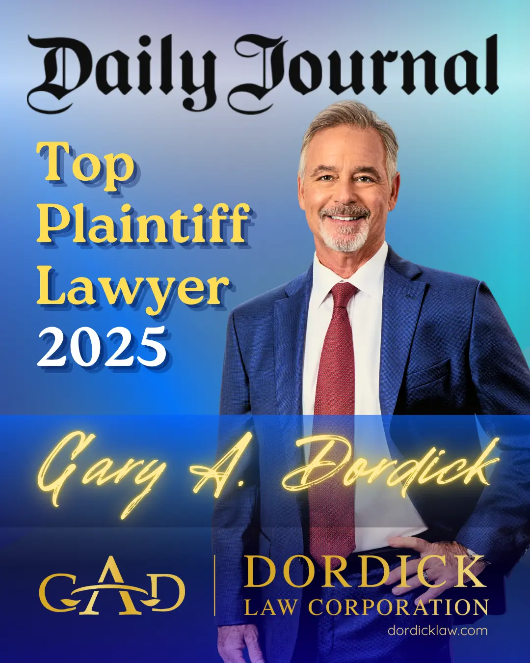 Top Plaintiff Lawyer Daily Journal 2025